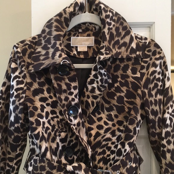 michael kors leopard coat